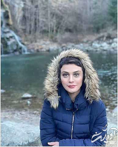 مارال فرجاد در طبیعت زیبای زمستانی